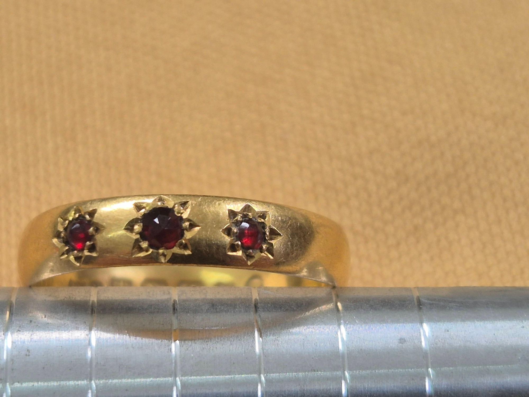 22ct 3 stone Ring